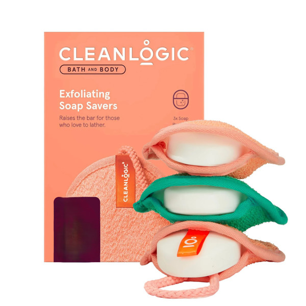 CLEANLOGIC BATH & BODY EXFOLIATING SOAP SAVER šveičiamoji kempinė muilui