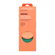 CLEANLOGIC SENSITIVE Skin Dual-Texture veido šveitimo kempinėlės 3vnt.