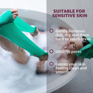 CLEANLOGIC SENSITIVE Skin Exfoliating IŠTEMPIAMA kūno plaušinė