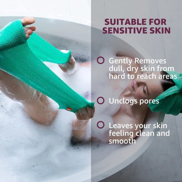 CLEANLOGIC SENSITIVE Skin Exfoliating IŠTEMPIAMA kūno plaušinė