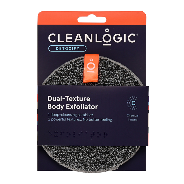 CLEANLOGIC DETOXIFY DUAL - TEXTURE Exfoliator kūno kempinė