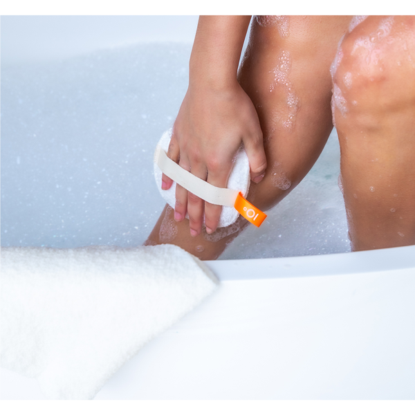 CLEANLOGIC SUSTAINABLE DUAL - TEXTURE  Scrubber kūno šveitimo kempinė