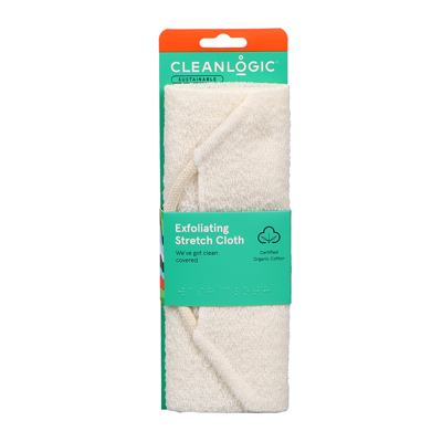 CLEANLOGIC SUSTAINABLE Exfoliating Stretch Cloth IŠTEMPIAMA kūno plaušinė