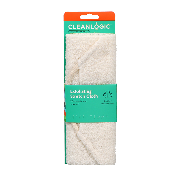 CLEANLOGIC SUSTAINABLE Exfoliating Stretch Cloth IŠTEMPIAMA kūno plaušinė