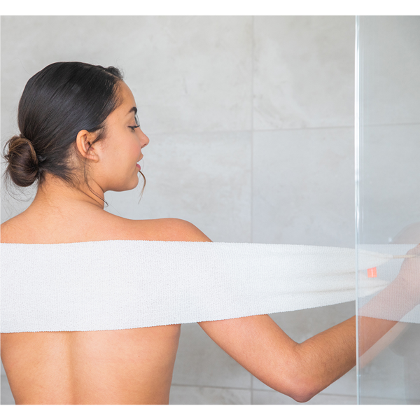 CLEANLOGIC SUSTAINABLE Exfoliating Stretch Cloth IŠTEMPIAMA kūno plaušinė