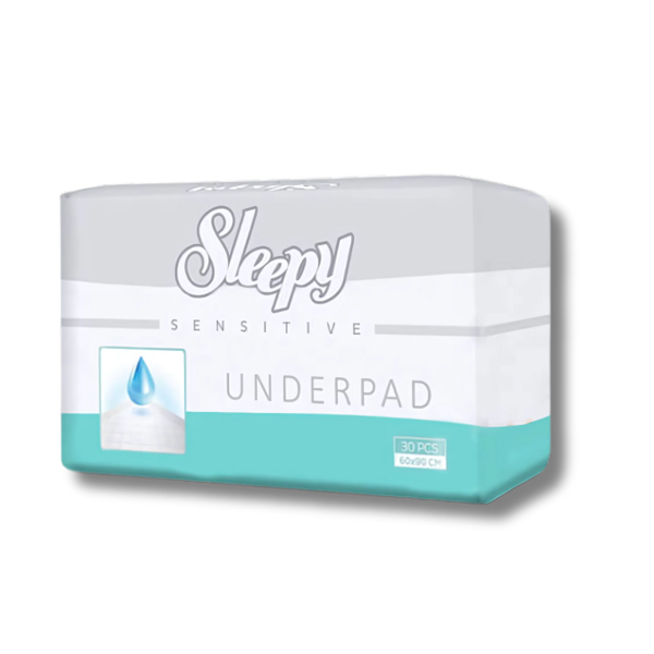 Sleepy “Baby Care” vienkartiniai paklotėliai kūdikiams, 30 vnt.