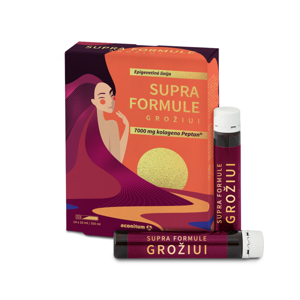 SUPRA FORMULE GROŽIUI, 25 ml, 14 buteliukų paveikslėlis