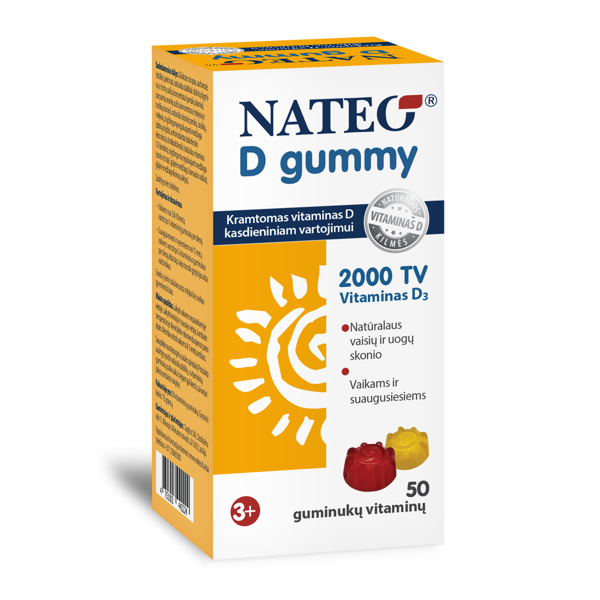 NATEO D GUMMY 2000 TV, 50 guminukų paveikslėlis