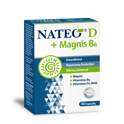 NATEO D + MAGNIS B6 4000 TV, 40 kapsulių paveikslėlis