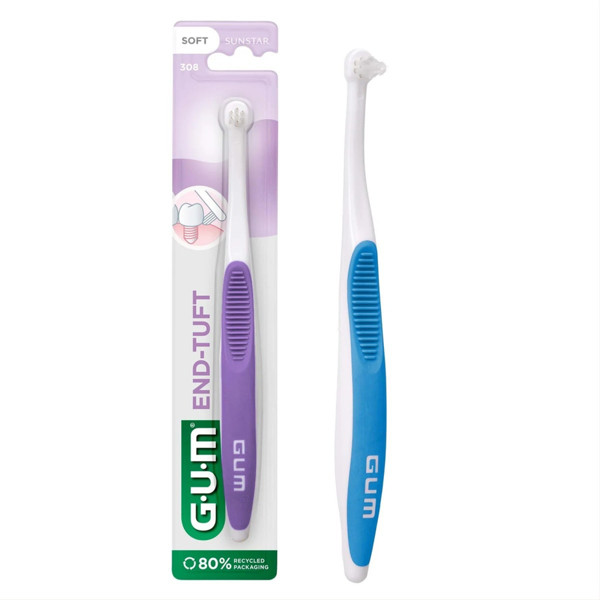 GUM END TUFT, vieno danties šepetėlis, 1 vnt. paveikslėlis
