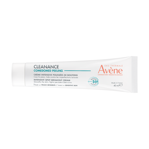 EAU THERMALE AVENE CLEANANCE COMEDOMED PEELING, intensyvaus poveikio kremas probleminei odai, 40 ml paveikslėlis