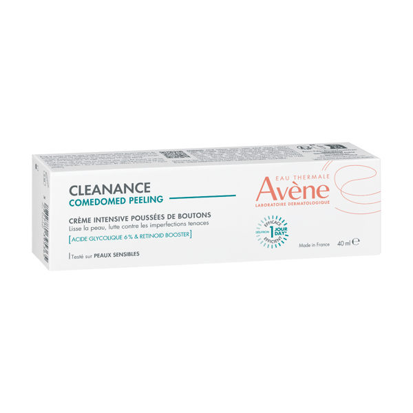 EAU THERMALE AVENE CLEANANCE COMEDOMED PEELING, intensyvaus poveikio kremas probleminei odai, 40 ml paveikslėlis