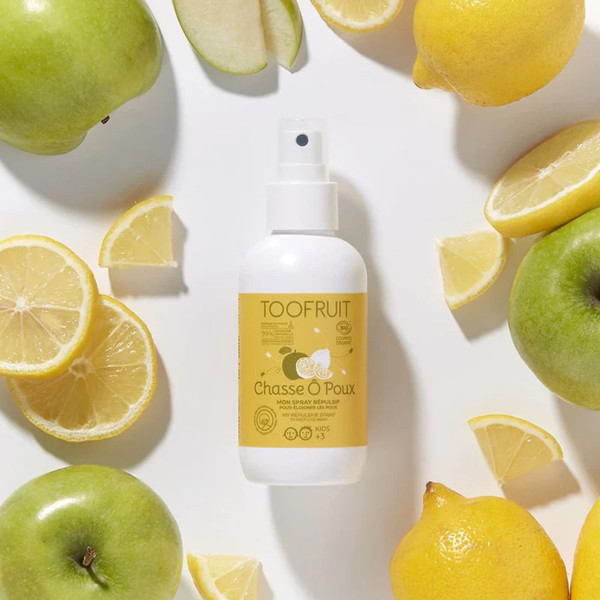 TOOFRUIT apsauginis purškiklis plaukams nuo utėlių “Chasse Ô Poux”, nuo 3 metų, 125 ml.
