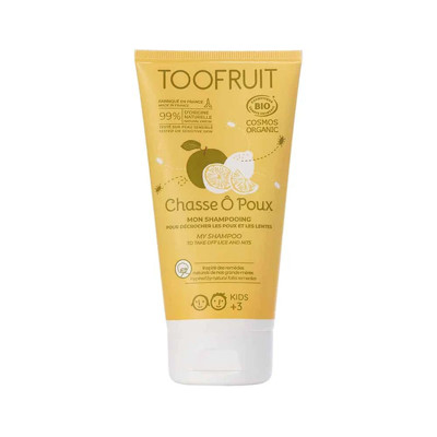 TOOFRUIT Šampūnas nuo utėlių “Chasse Ô Poux”, nuo 3 metų, 150 ml.