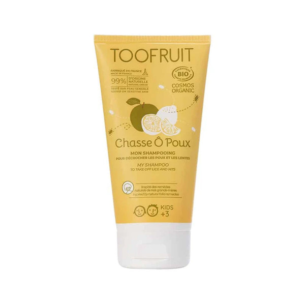 TOOFRUIT Šampūnas nuo utėlių “Chasse Ô Poux”, nuo 3 metų, 150 ml.