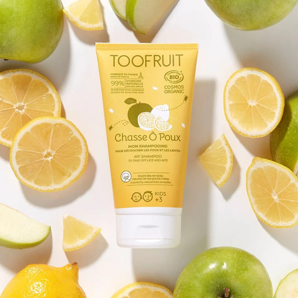 TOOFRUIT Šampūnas nuo utėlių “Chasse Ô Poux”, nuo 3 metų, 150 ml.