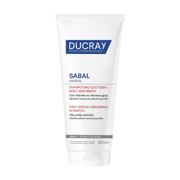 DUCRAY SABAL ARGEAL, kasdienis šampūnas riebiai galvos odai, 200ml paveikslėlis
