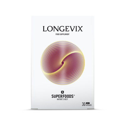 SUPERFOODS LONGEVIX, 30 kapsulių paveikslėlis