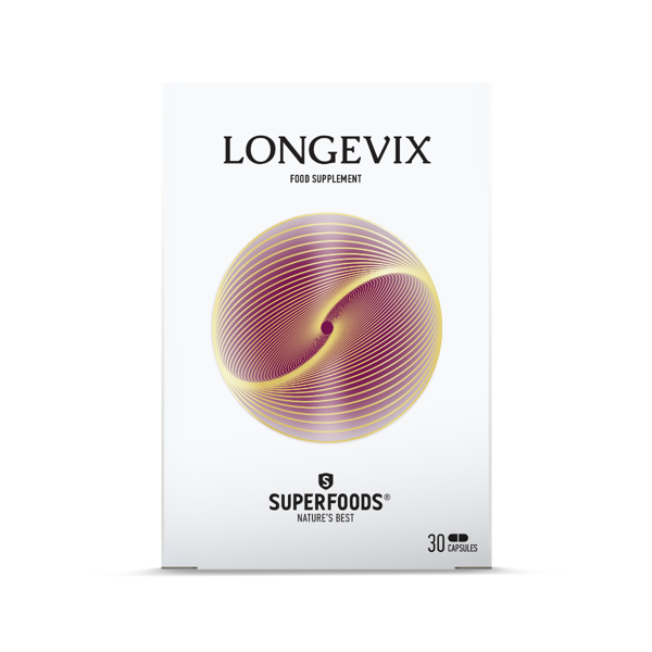 SUPERFOODS LONGEVIX, 30 kapsulių paveikslėlis