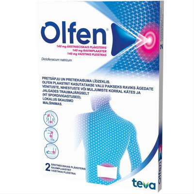 OLFEN, 140 mg, vaistinis pleistras, N2  paveikslėlis