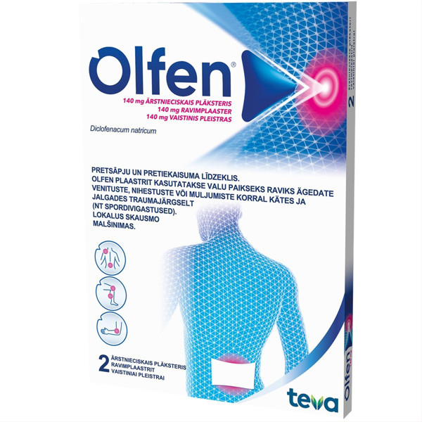 OLFEN, 140 mg, vaistinis pleistras, N2  paveikslėlis