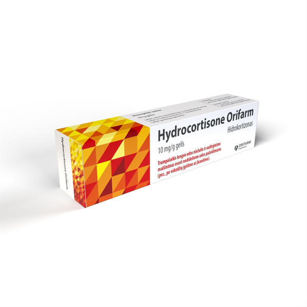 HYDROCORTISONE ORIFARM (Takeda), 10 mg/g, gelis, 10 g  paveikslėlis
