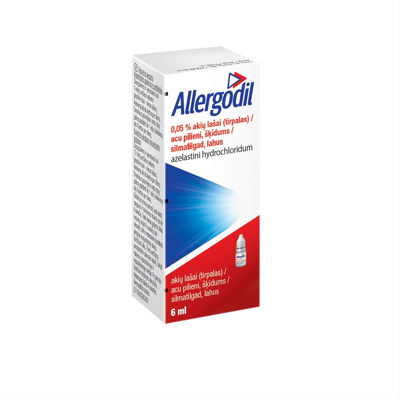 ALLERGODIL, 0,05 %, akių lašai (tirpalas), 6 ml  paveikslėlis