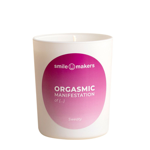 SMILE MAKERS masažinė žvakė Sweaty Orgasmic Manifestation, 180 g