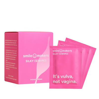 SMILE MAKERS intymios higienos servetėlės Silky Swipes, 12 vnt.