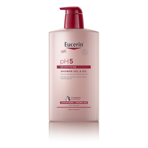 EUCERIN pH5, dušo gelis ir aliejus, 1000ml paveikslėlis