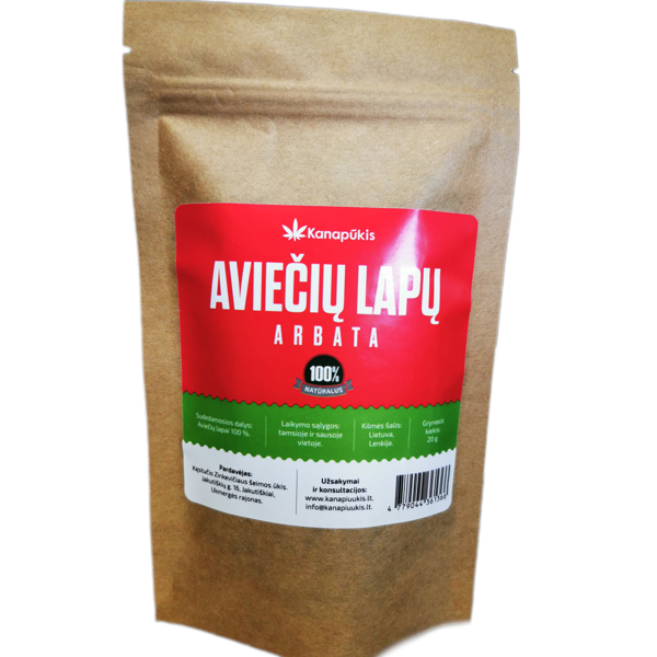 KANAPŪKIS Aviečių lapų arbata 100 g.