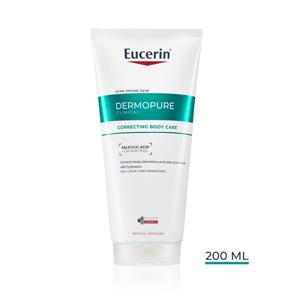 EUCERIN DERMOPURE,  trigubo poveikio kūno kremas, 200ml paveikslėlis