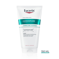 EUCERIN DERMOPURE, trejopo poveikio prausimosi gelis veidui ir kūnui, 150ml paveikslėlis