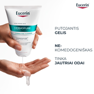 EUCERIN DERMOPURE, trejopo poveikio prausimosi gelis veidui ir kūnui, 150ml paveikslėlis