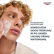 EUCERIN DERMOPURE, trigubo poveikio prausimosi gelis, 400ml  paveikslėlis