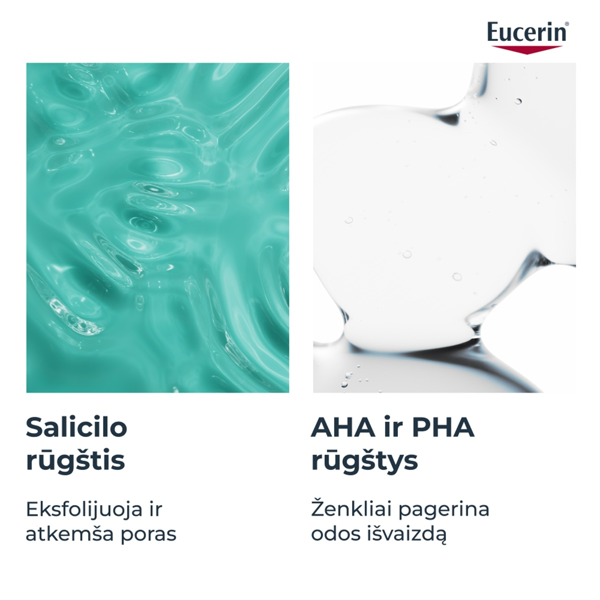 EUCERIN DERMOPURE, trigubo poveikio prausimosi gelis, 400ml  paveikslėlis