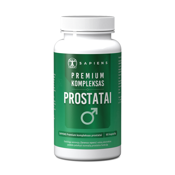 SAPIENS PREMIUM KOMPLEKSAS PROSTATAI, 60 kapsulių paveikslėlis