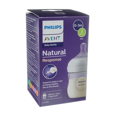 PHILIPS AVENT, buteliukas "Natural Response", SCY900/01, 125 ml paveikslėlis