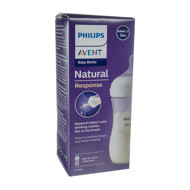 PHILIPS AVENT, buteliukas "Natural Response", su vidutinės tėkmės žinduku, SCY903/01, 260 ml paveikslėlis