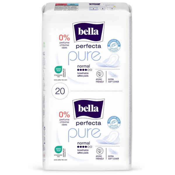 BELLA PERFECTA PURE NORMAL higieniniai paketai 20 vnt. paveikslėlis