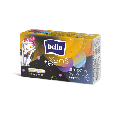 BELLA FOR TEENS TAMPO REGULAR, tamponai, 16 vnt. paveikslėlis