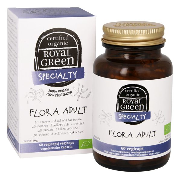 ROYAL GREEN BIO Flora Adult, 60 kapsulių