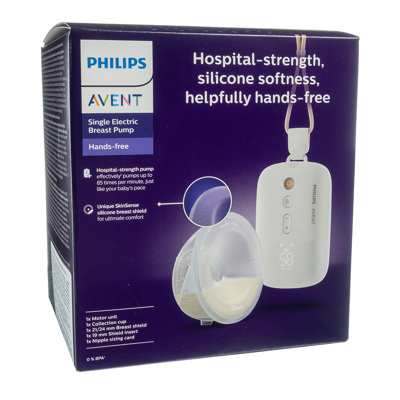 PHILIPS AVENT, pientraukis elektrinis - laisvos rankos, SCF531/11, 1 vnt. paveikslėlis