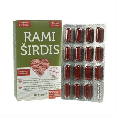 RAMI ŠIRDIS, 30 kapsulių paveikslėlis