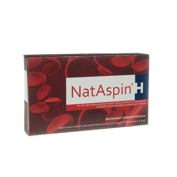 NATASPIN H, 30 kapsulių paveikslėlis