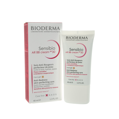 BIODERMA SENSIBIO AR BB, raustančios veido odos kremas, SPF30, 40 ml paveikslėlis