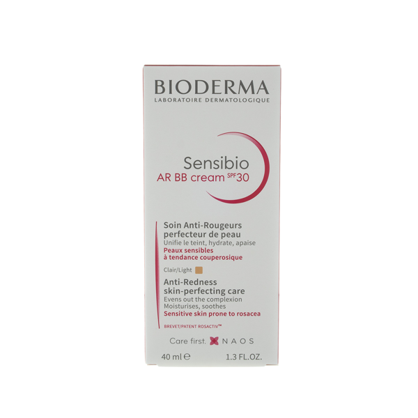 BIODERMA SENSIBIO AR BB, raustančios veido odos kremas, SPF30, 40 ml paveikslėlis