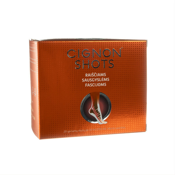 CIGNON SHOTS, raiščiams, sausgyslėms, fascijoms, N20 paveikslėlis