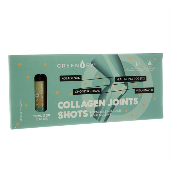 Greenify Collagen Joints Shots, sąnariams ir kremzlėms, 10 ml, N20 paveikslėlis