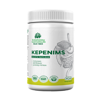 ŠVENČIONIŲ VAISTAŽOLĖS Kepenims, 60 kapsulių paveikslėlis